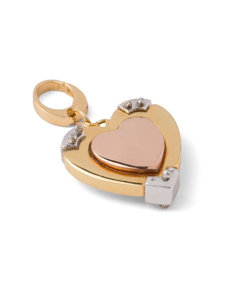 prada promise ring|heart charm necklace burgendy Prada.